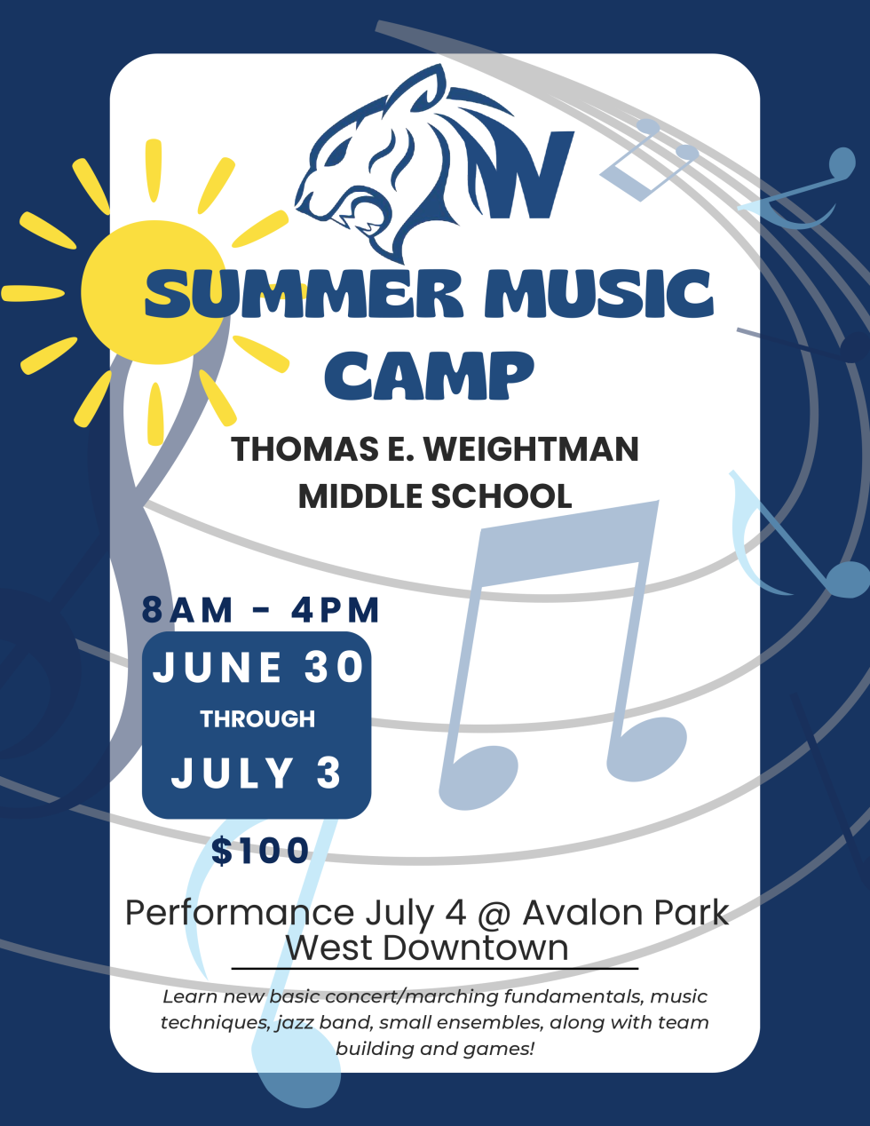 Thomas E. Weightman Middle School Helping students reach their